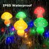 Solar Mushroom Light; Multi-Color Changing LED Outdoor Flowers Garden Courtyard Yard Patio Outside Christmas Holiday DÃ©cor - Solar 12Lights