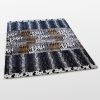 Onitiva - [Primeval Flavor -A] Patchwork Throw Blanket (86.6 by 63 inches) - onitiva-blk-001