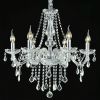 K9 Modern Crystal Chandelier Pendants 6 Lights Home Fixture Lighting Lamp Decor - 1 Pack