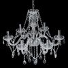 K9 Modern Crystal Chandelier Pendants 6 Lights Home Fixture Lighting Lamp Decor - 1 Pack