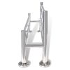 Stainless Steel Towel Rack 6 Tubes - Silver