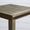 Renaissance Outdoor Patio Hand-scraped Wood Bar Table - as Pic