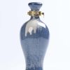 17oz Blue Ceramic Empty Wine Jar Bottle Wine Jug Small Wine Bottle Wine Vase Flask Flagon - Default