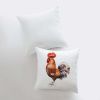 Watercolor Rooster Looking Left | Brid Prints | Bird DÃ©cor |Accent Pillow Cover | Throw Pillow Covers | Pillow | Room DÃ©cor | Bedroom DÃ©cor