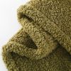 Oversided Sherpa Throw; 60&quot; x 72&quot; Olive (2 Pack Set of 2) - as Pic