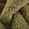 Oversided Sherpa Throw; 60&quot; x 72&quot; Olive - as Pic