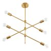 Light Sputnik Geometric Chandelier - Gold