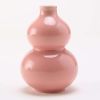 3.4oz Pink Small Wine Jug Gourd Ceramic White Wine Jar Antique Style Empty Flask Flagon - Default