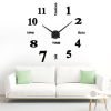 3 in 1 3D Frameless DIY Wall Clock Home Living Room Creative Wall Clock Acrylic Diy European Wall Stickers Decorative Wall Clock Watch Living Room Bed