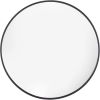 SDKOA Large Round Mirror 32 Inch with Black Aluminum Frame for Wall Decor, Bathroom Big Circle Mirror Modern Style Wall Hanging for Bedroom, Living Ro